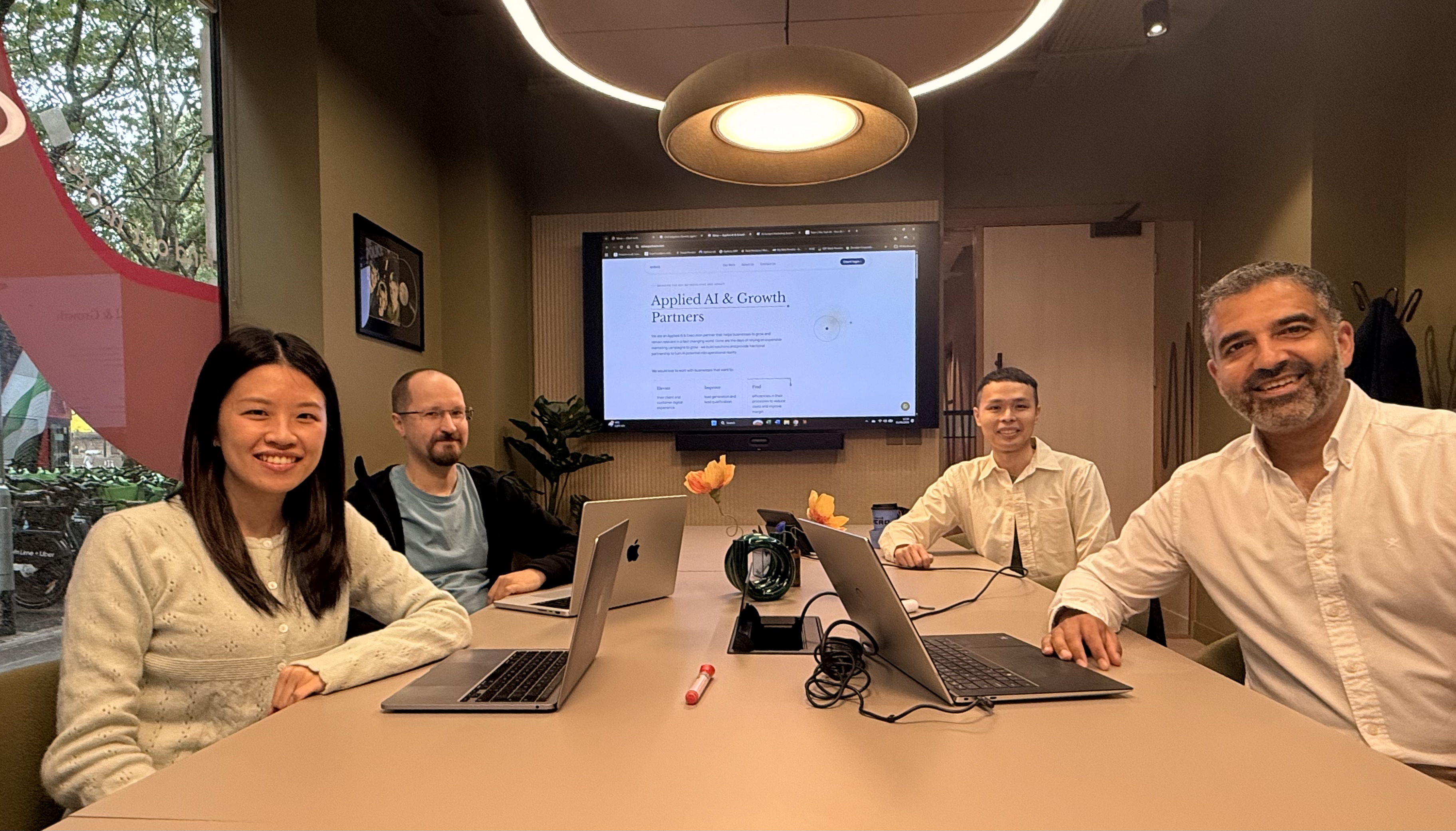 The Sterla team — Hayley, Joonas, Sai and Hammad